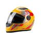 NZGMA Full Face Motorbike Helmet Motorcycle Helmet - ECE 2205 Approved Motorcycle Full Face Helmet with Visor for Street Bike Racing Motocross C,56-60CM