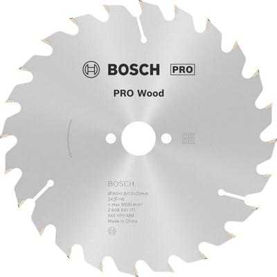 Bosch PRO Wood Kreissägeblatt, 160 x 1,8 x 20 mm, T24 Image