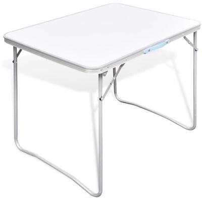 Campingtisch zusammenklappbar mit Metallrahmen 80 x 60 cm vidaXL627214