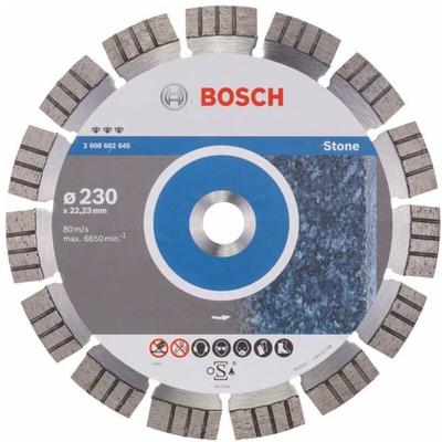 Bosch Diamanttrennscheibe Best for Stone, 230 x 22,23 x 2,4 x 15 mm Image