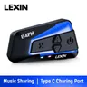 Lexin LX-B4FM-X pour 10 Motocyclistes Intercom Moto Bluetooth Casque sauna ensembles BTpig Moto