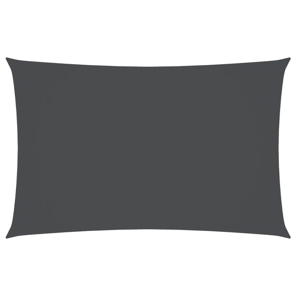 vidaXL Sonnensegel Oxford-Gewebe Rechteckig 3,5x5 m Anthrazit Image