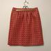 Anthropologie Skirts | Anthropologie Halogen Metallic Skirt | Color: Orange/Red | Size: 4