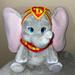 Disney Toys | Disney Dumbo The Elephant Plush Nwt. | Color: Gray/Pink | Size: One Size
