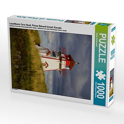 Puzzle CALVENDO Puzzle Leuchtturm Cove Head, Prince Edward Island, Kanada - 1000 Teile Foto-Puzzle glückliche Stunden Kinder