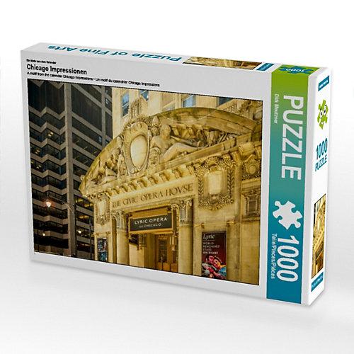 Puzzle CALVENDO Puzzle Chicago Impressionen - 1000 Teile Foto-Puzzle glückliche Stunden Kinder