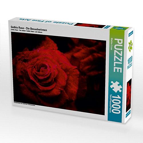 Puzzle CALVENDO Puzzle Gothic Rose - Die Besucherinnen - 1000 Teile Foto-Puzzle glückliche Stunden Kinder