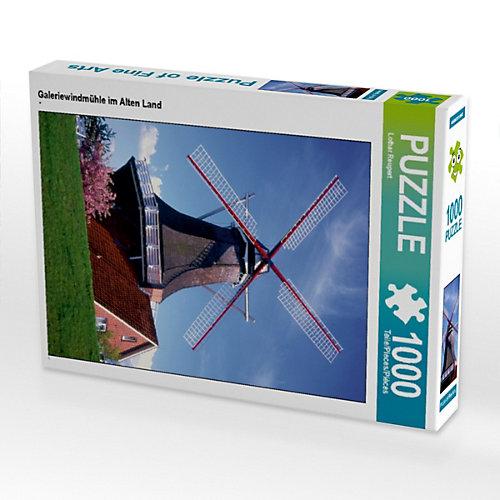 Puzzle CALVENDO Puzzle Galeriewindmühle im Alten Land - 1000 Teile Foto-Puzzle glückliche Stunden Kinder