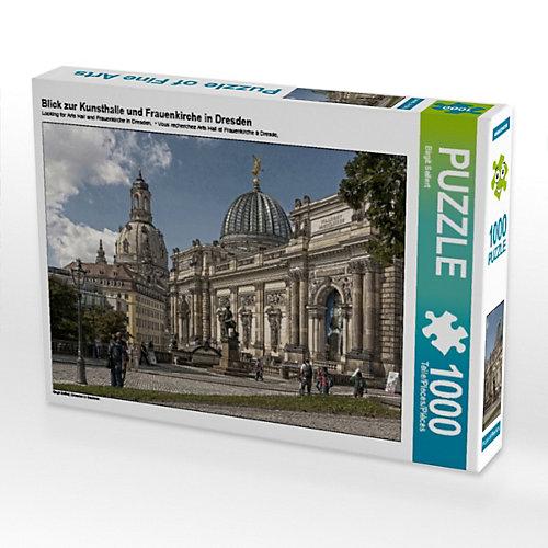 Puzzle Blick zur Kunsthalle und Frauenkirche in Dresden Foto-Puzzle Bild von wkbilder