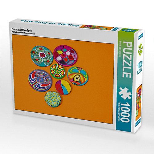 Puzzle CALVENDO Puzzle Kunststoffknöpfe - 1000 Teile Foto-Puzzle glückliche Stunden Kinder