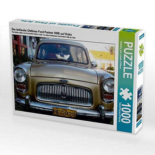 Puzzle CALVENDO Puzzle Der britische Oldtimer Ford Prefect 100E auf Kuba - 1000 Teile Foto-Puzzle glückliche Stunden Kinder