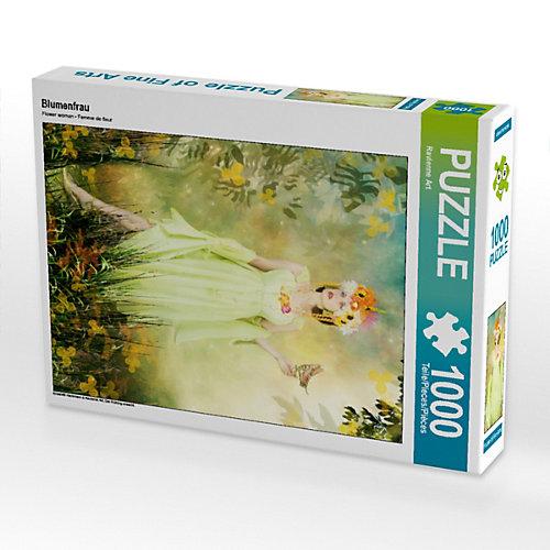 Puzzle Blumenfrau Foto-Puzzle Bild von Ravienne Art Puzzle