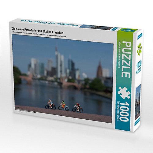 Puzzle Die Klaane Frankfurter mit Skyline Frankfurt Foto-Puzzle Bild von Heike Adam Puzzle