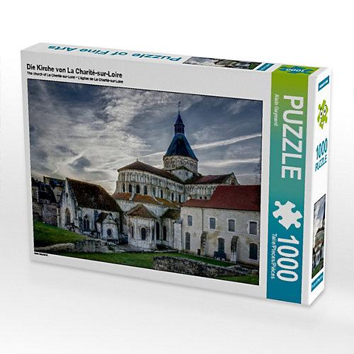 Puzzle CALVENDO Puzzle Die Kirche von La Charité-sur-Loire - 1000 Teile Foto-Puzzle glückliche Stunden Kinder