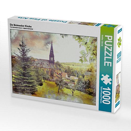 Puzzle CALVENDO Puzzle Die Molmecker Kirche - 1000 Teile Foto-Puzzle glückliche Stunden Kinder