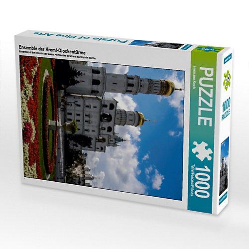 Puzzle CALVENDO Puzzle Ensemble der Kreml-Glockentürme - 1000 Teile Foto-Puzzle glückliche Stunden Kinder