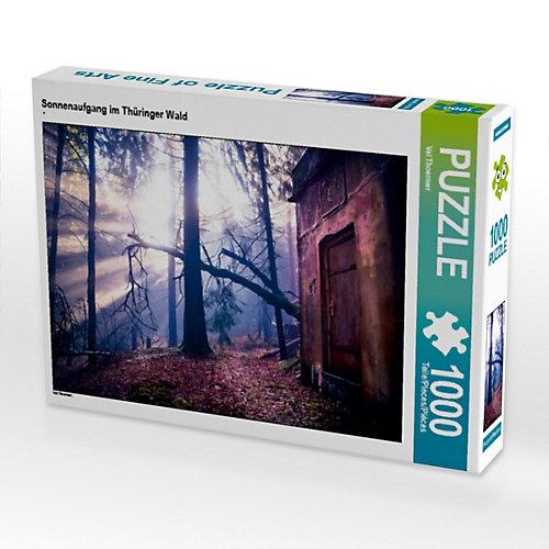 Puzzle Sonnenaufgang im Thüringer Wald Foto-Puzzle Bild von Val Thoermer Puzzle