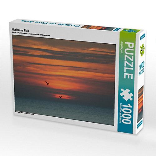 Puzzle CALVENDO Puzzle Maritimes Flair - 1000 Teile Foto-Puzzle glückliche Stunden Kinder