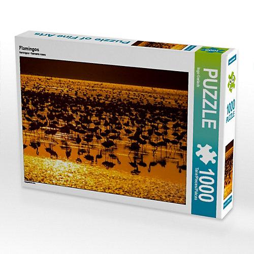 Puzzle CALVENDO Puzzle Flamingos - 1000 Teile Foto-Puzzle glückliche Stunden Kinder