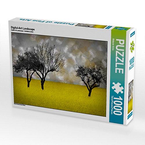 Puzzle CALVENDO Puzzle Digital-Art Landscape - 1000 Teile Foto-Puzzle glückliche Stunden Kinder