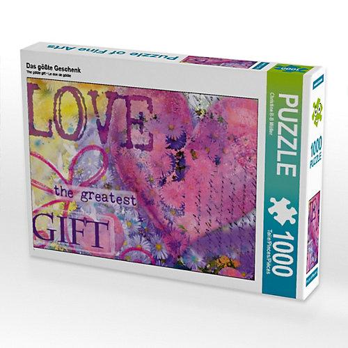 Puzzle CALVENDO Puzzle Das gößte Geschenk - 1000 Teile Foto-Puzzle glückliche Stunden Kinder