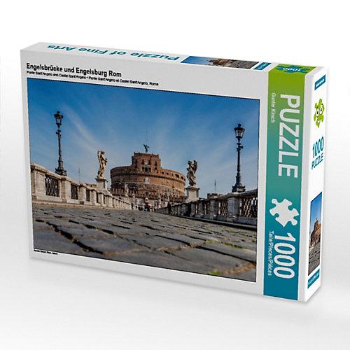 Puzzle Engelsbrücke und Engelsburg Rom Foto-Puzzle Bild von Gunter Kirsch Puzzle