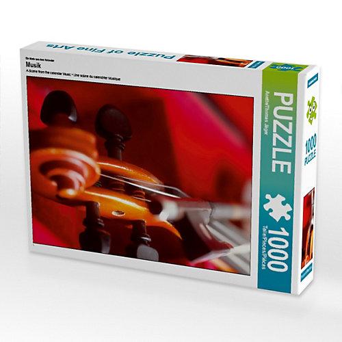 Puzzle CALVENDO Puzzle Musik - 1000 Teile Foto-Puzzle glückliche Stunden Kinder