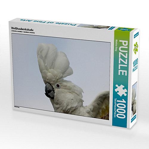 Puzzle CALVENDO Puzzle Weißhaubenkakadu - 1000 Teile Foto-Puzzle glückliche Stunden Kinder
