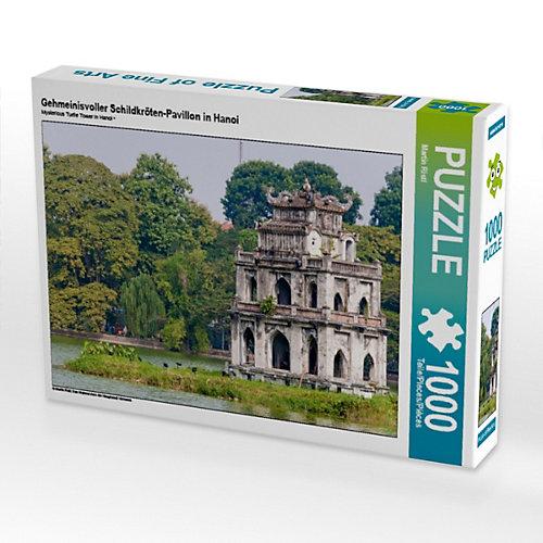 Puzzle Gehmeinisvoller Schildkröten-Pavillon in Hanoi Foto-Puzzle Bild von Martin Ristl Puzzle
