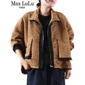 Max LuLu – veste d'automne pour femmes manteaux amples à fermeture éclair vêtements d'extérieur