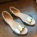 J. Crew Shoes | Gold J.Crew Flats | Color: Gold | Size: 6