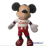 Disney Toys | Disney Mickey Mouse With Tee Shirt 21” Plush Toy | Color: Black/Red | Size: 21”Tall