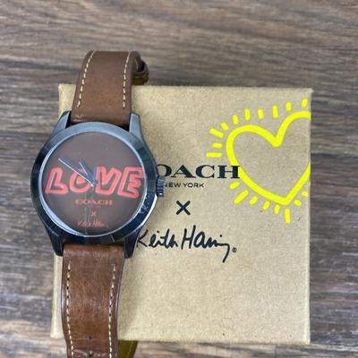 Coach Accessories | Coach X Keith Haring “Love” Limited Edition Watch | Color: Brown | Size: Os