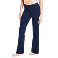 Yogipace Women's Bootcut Yoga Pants Long Workout Pants,27",Navy,Size M