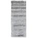 Freya Plush Shag Rug with Metallic Sheen, Platinum/Gray, 2ft-6in x 6ft, Runner - Weave & Wander 494R4550PLA000I26
