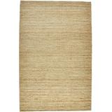 Knox Natural Handmade Accent Rug, Solid Color, Straw Gold, 4ft x 6ft - Weave & Wander 685R0769IVY000C00