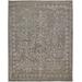 Khalo High/Low Floral Wool Rug, Warm Silver Gray, 2ft x 3ft Area Rug - Weave & Wander 969R8014GRYSLVP00