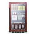Shallow Depth Indoor/Outdoor Beverage Cooler - Summit Appliance SPR489OSCSSPNR