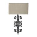 Lazzaro Wall Lamp Brown Metal farmhouse design - Crestview Collection CVW1P394