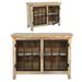 Bengal Manor Mango Wood and Metal 2 Door Cabinet Brown Wood - Crestview Collection CVFNR603