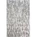 Orwell Contemporary Abstract Rug, Silvery Gray, 5ft x 8ft Area Rug - Weave & Wander 873R8786IVY000E10