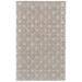 Hartford Tufted Lattice Wool Rug, Natural Tan/Oyster, 2ft x 3ft Accent Rug - Weave & Wander 718R8353BGEBGEP00