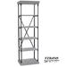 Hanover Metal And White Wood Etagere Black Metal - Crestview Collection CVFZR4549