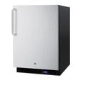 "24"" Wide Outdoor All-Freezer With Icemaker - Summit Appliance SPFF51OSSSTBIM"