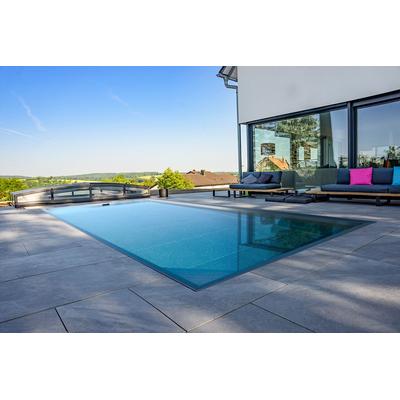Edelstahlpool mit Skimmer 3x7m Image