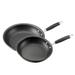 Anolon Advanced Hard Anodized Nonstick Frying Pan Set, 2-Piece, Gray