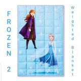 Disney Bedding | Frozen Ll Weighted Blanket With Pillow! | Color: Blue/Pink | Size: 40 X 60 Inches