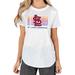 Women's Concepts Sport White St. Louis Cardinals Gable Knit T-Shirt