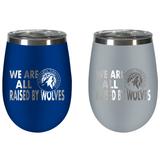 Minnesota Timberwolves Team Colors Wine Tumbler Two-Piece Set