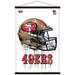 San Francisco 49ers 22.4'' x 34'' Magnetic Framed Helmet Poster